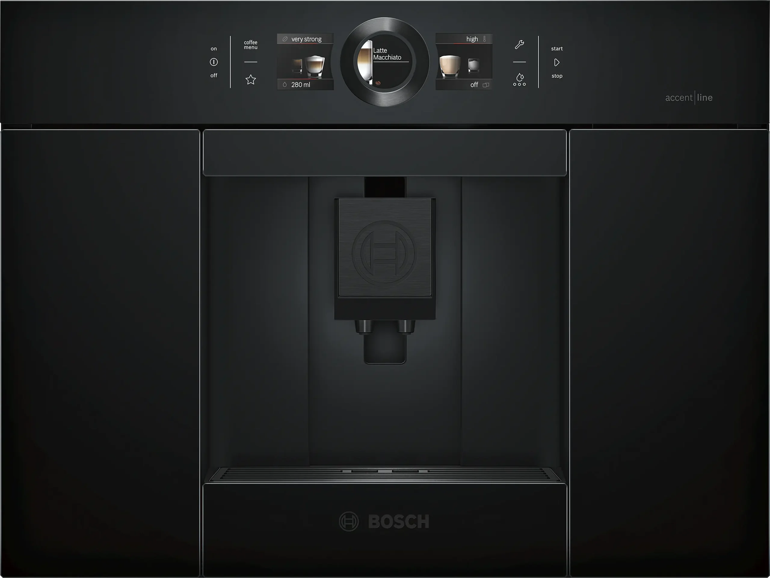 Serie 8 Bosch Koffiemachine Carbon Black met Home Connect